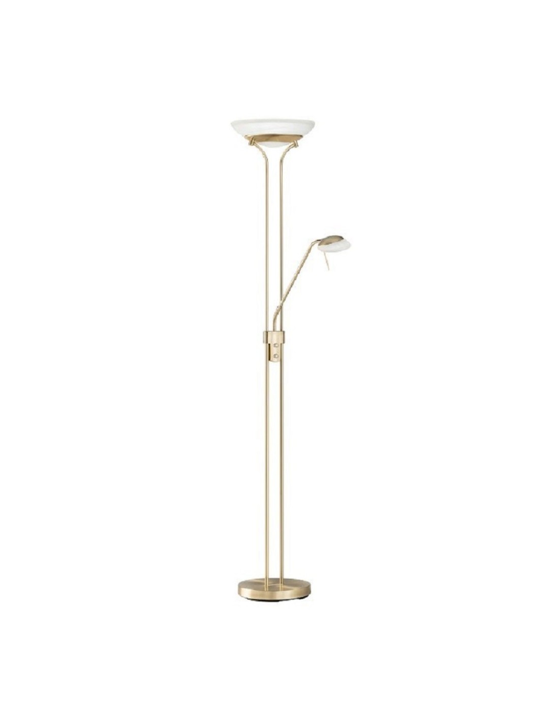 Lampadaire Led Dimmable Cct Avec Liseuse Fischer Honsel Pool Tw