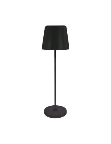 Lampe de table autonome rechargeable noire - Ideus lighting - Toga Leluminaireled.com