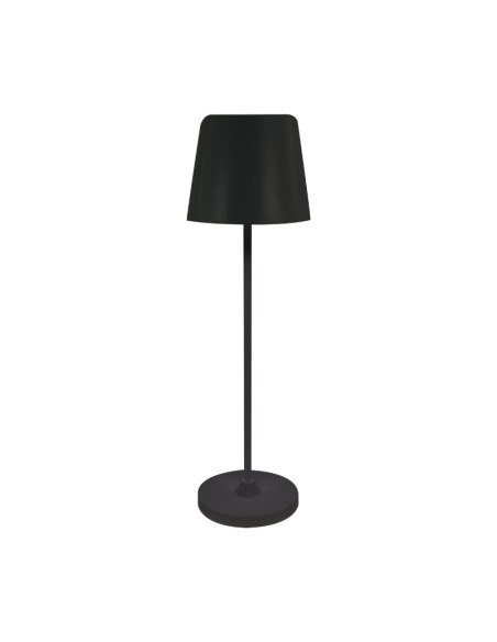 Lampe de table autonome rechargeable noire - Ideus lighting - Toga Leluminaireled.com