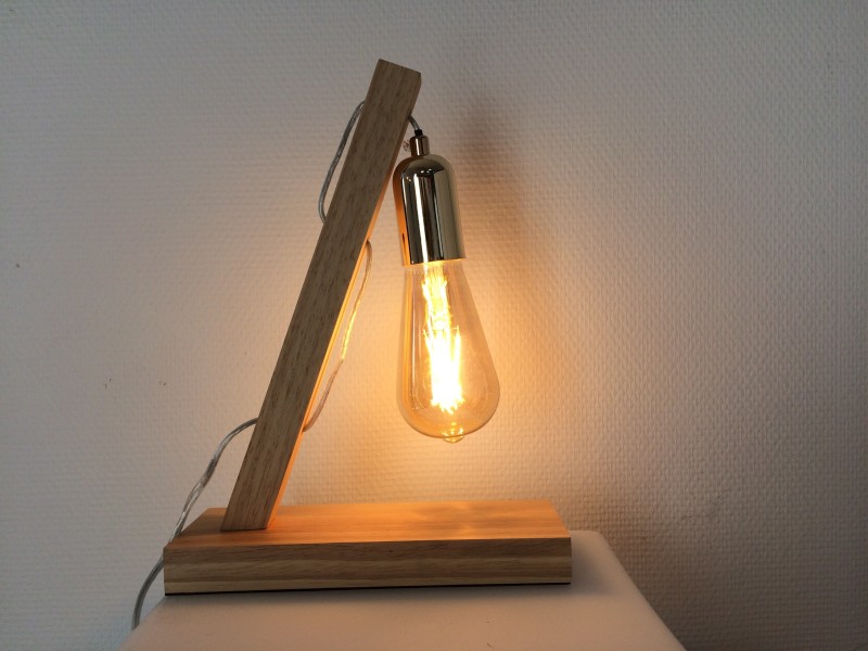 Ampoule globe led ambrée filament lumière chaude 12,5 cm E27, Ampoules
