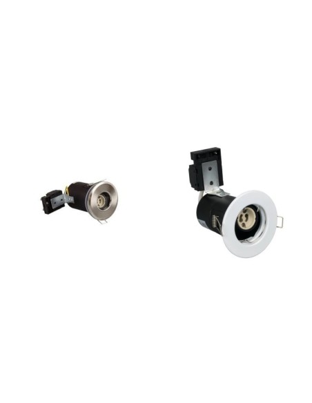 Support spot Led encastrable GU10 fixe rond  - Optonica Leluminaireled.com