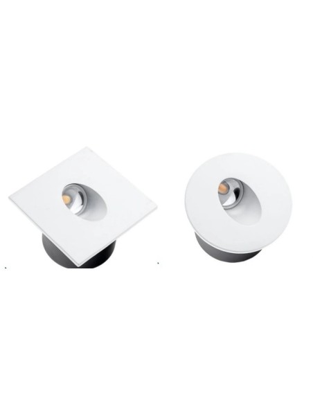 Encastré de balisage Led bas de mur orienté bas - Optonica Leluminaireled.com