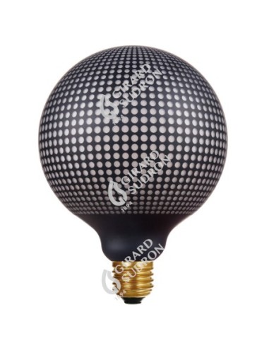 Ampoule décorative Led dimmable forme globe  E27  motifs pointillés - Girard-Sudron Leluminaireled.com
