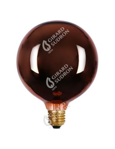 Ampoule décorative Led  forme globe à filament E27  cuivrée - Girard-Sudron Leluminaireled.com