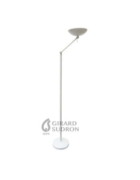 Lampadaire Led sur pied avec variateur Thyone blanc - Girard-Sudron Leluminaireled.com