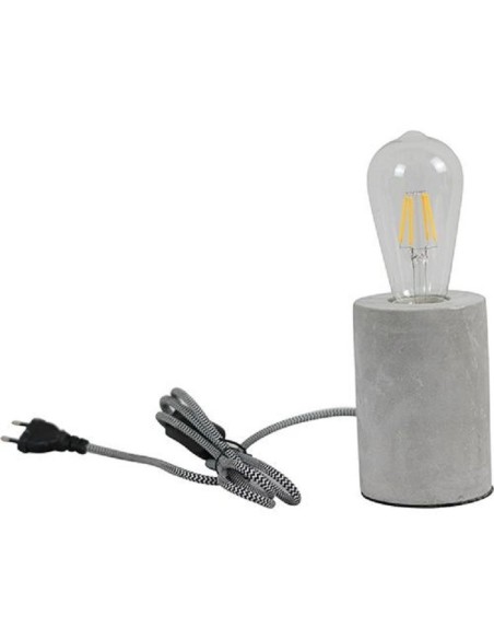 Lampe de table Led cylindrique béton - Girard-Sudron Leluminaireled.com