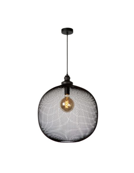 Suspension Led métal ronde Mesh - Lucide Leluminaireled.com