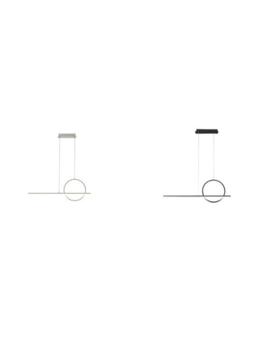 Suspension Led design éclairage blanc chaud - Mantra - Kitesurf Leluminaireled.com