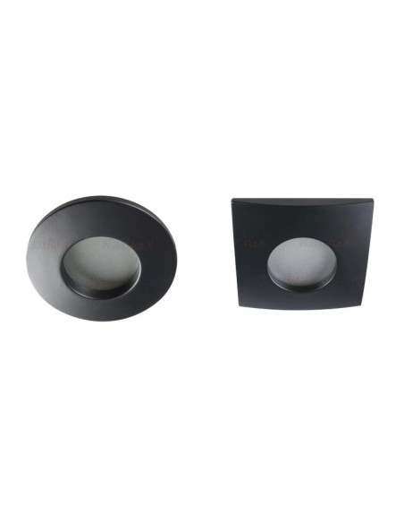 Support spot Led encastrable noir étanche - Kanlux -  Qules Leluminaireled.com