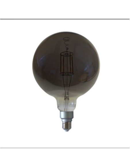 Ampoule Led smoky forme globe 6 w Deco - Sampa Helios Leluminaireled.com