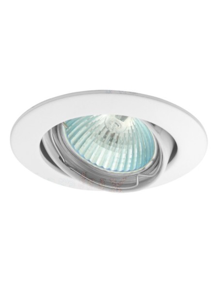 Support spot Led encastrable orientable rond blanc - Kanlux - Vidi Leluminaireled.com