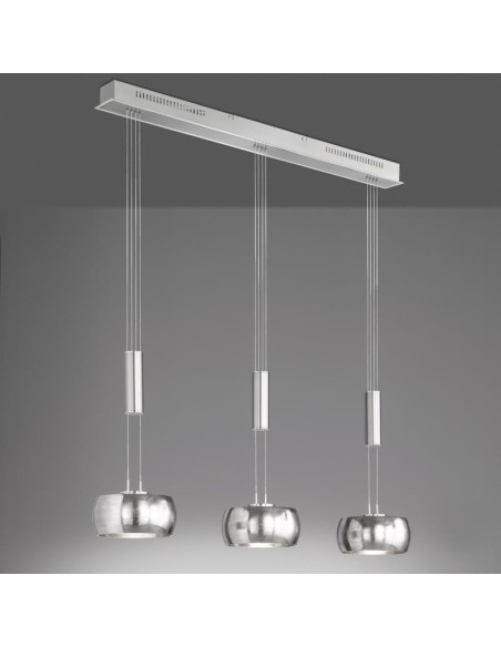 Suspension Led Colette 3 sources lumineuses - Fisher & Honsel Leluminaireled.com