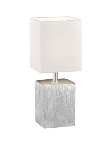 Lampe de table petit modèle  grise et blanche - Fischer & Honsel - Flens Leluminaireled.com