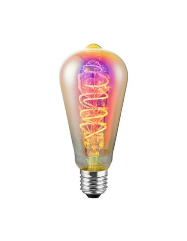 Ampoule Led décorative filament E27 ST64 4 W Rainbow Edison - Sampa Helios Leluminaireled.com