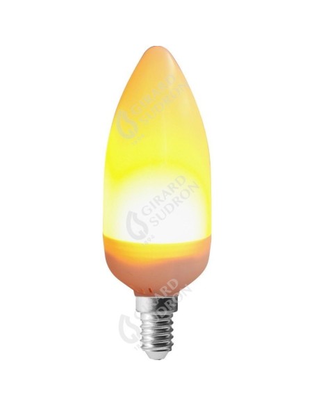 Ampoule Led   E14  forme flamme 3 modes - Girard Sudron Leluminaireled.com