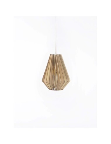 Suspension Led bois Ambre - Atelier Loupiote Leluminaireled.com