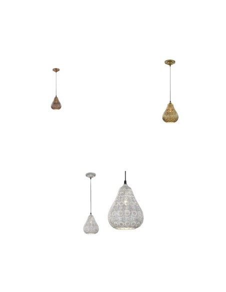 Suspension Led style oriental culot E14 - Trio - Jasmin Leluminaireled.com