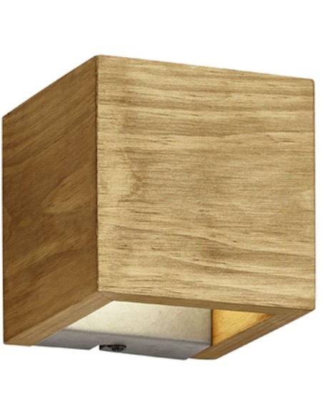 Applique  Led murale intérieure bois carrée - Trio - Brad Leluminaireled.com