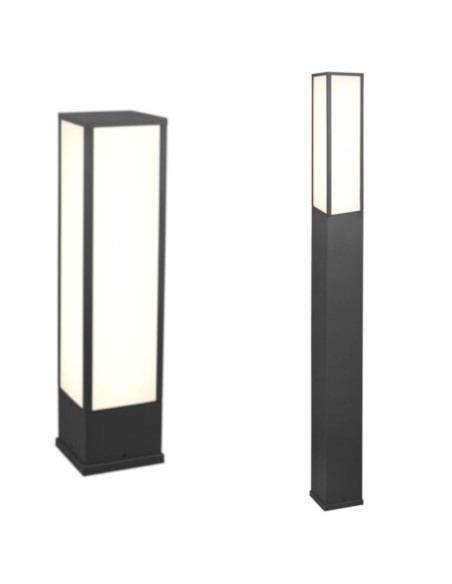 Borne extérieure anthracite 60 cm ou 155 cm - Trio - Fuerte Leluminaireled.com