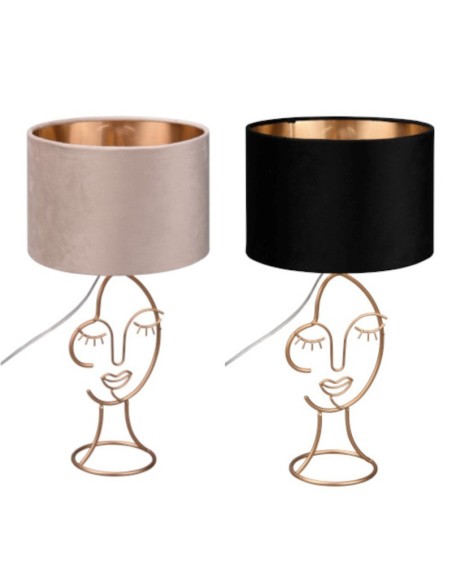 Lampe de table Led noire ou beige - Trio - Mary Leluminaireled.com