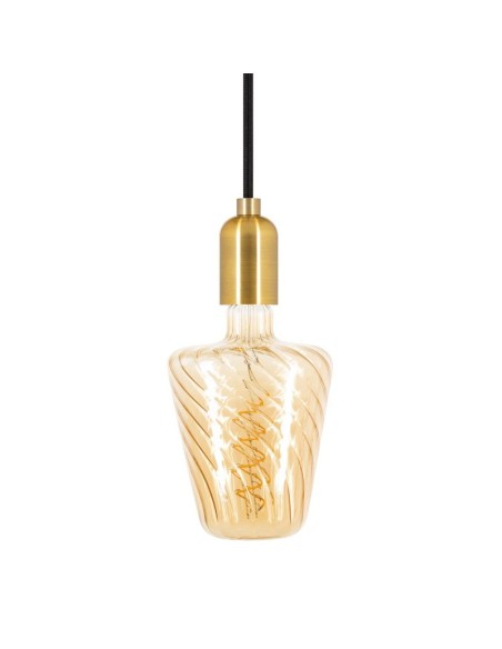 Ampoule Led décorative filament torsadés Ballet E27 120 4 W ambrée - Girard-Sudron Leluminaireled.com