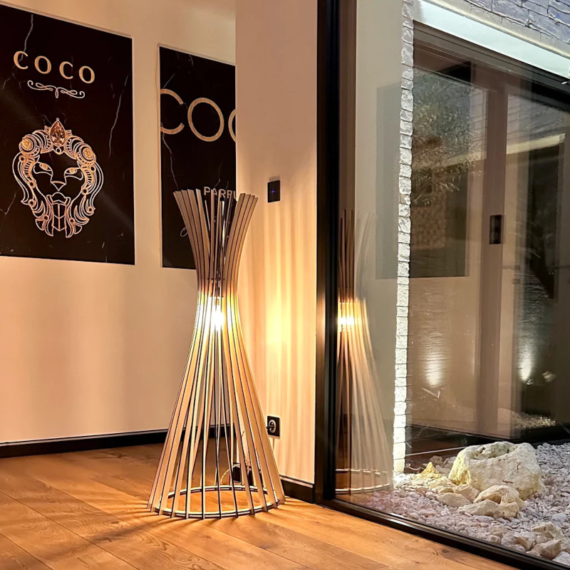 lampe de sol Tipi - Atelier Loupiote