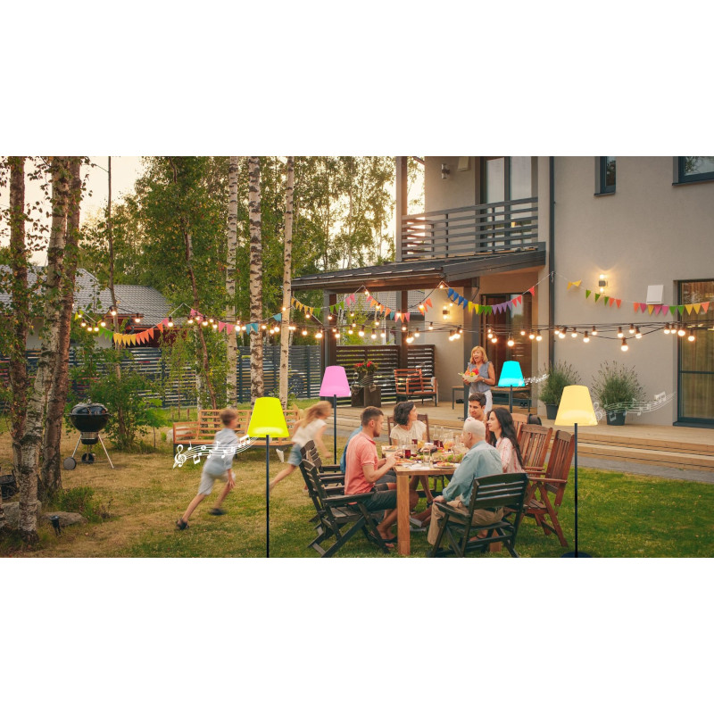 lampadaire solaire bluetooth RGB Summer - Girard Sudron