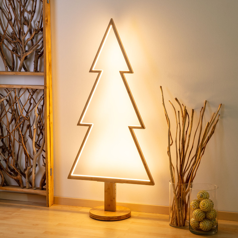 sapin en bois lumineux Lotti